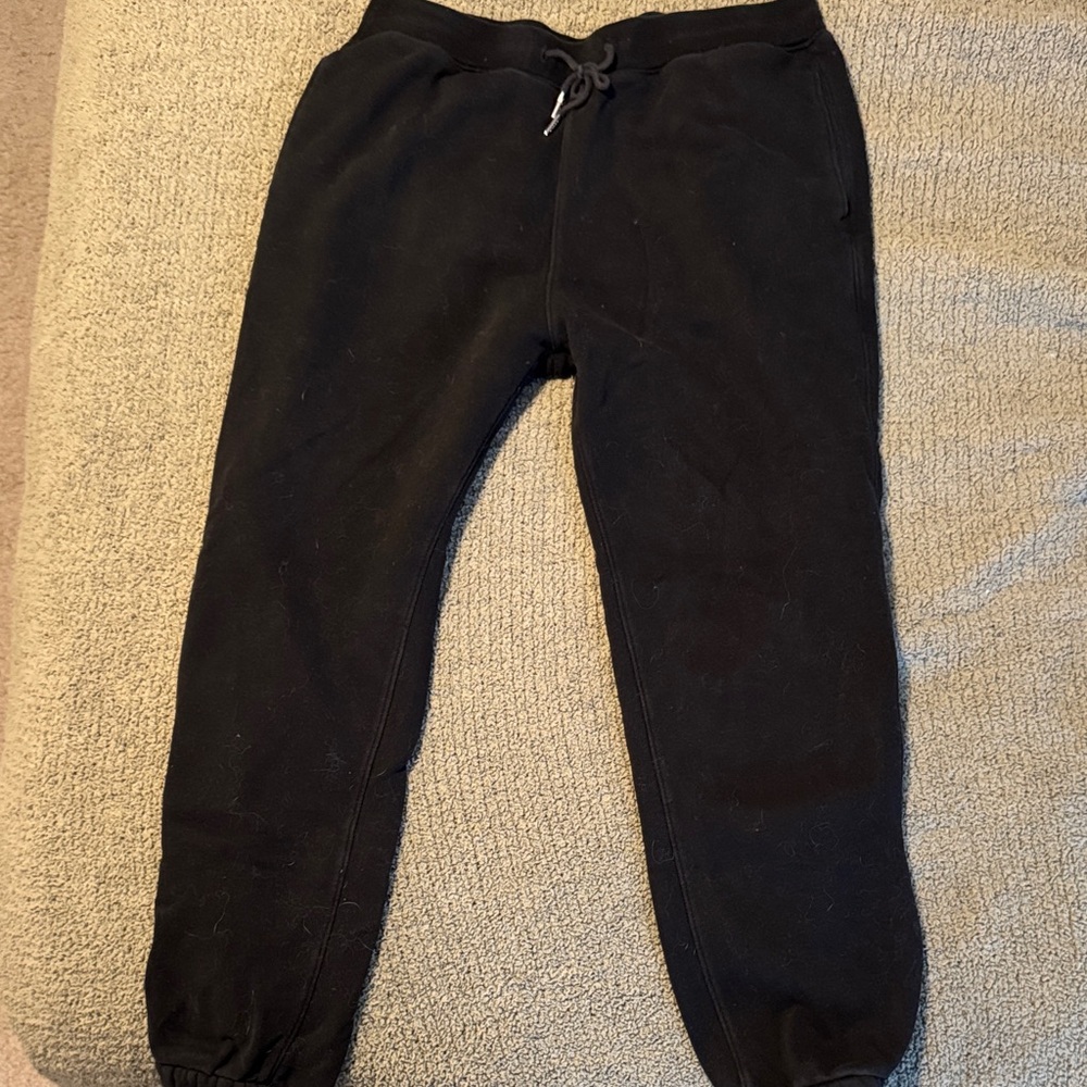 Abercrombie & Fitch Black Fleece Pants